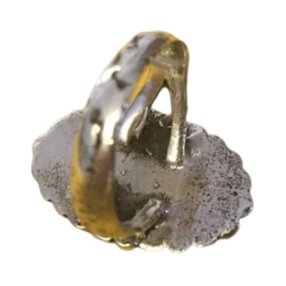 Antique Mother Of Pearl Oval Ring Sterling Silver Navajo Native Size 7.25 - Picture 16 of 16